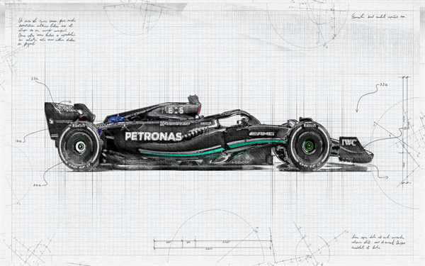 F1 Mercedes benz Team Theme