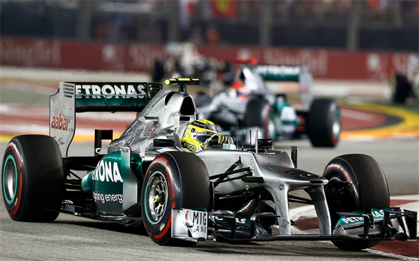 F1 Mercedes benz Team Theme
