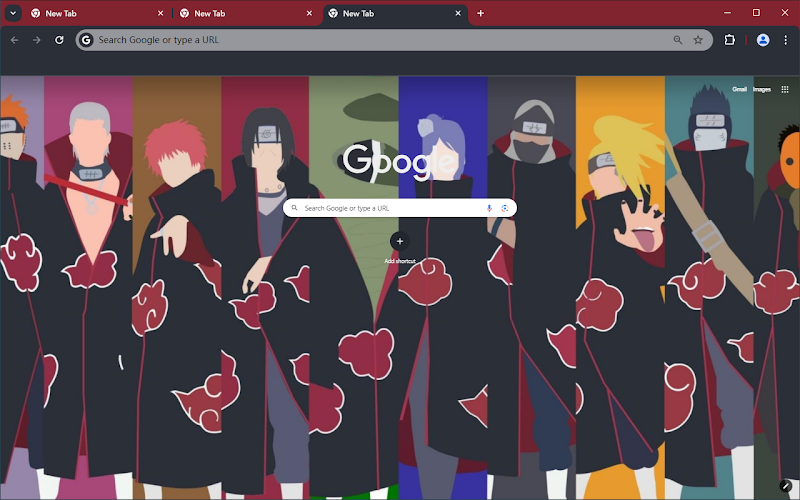 Naruto minimalist theme