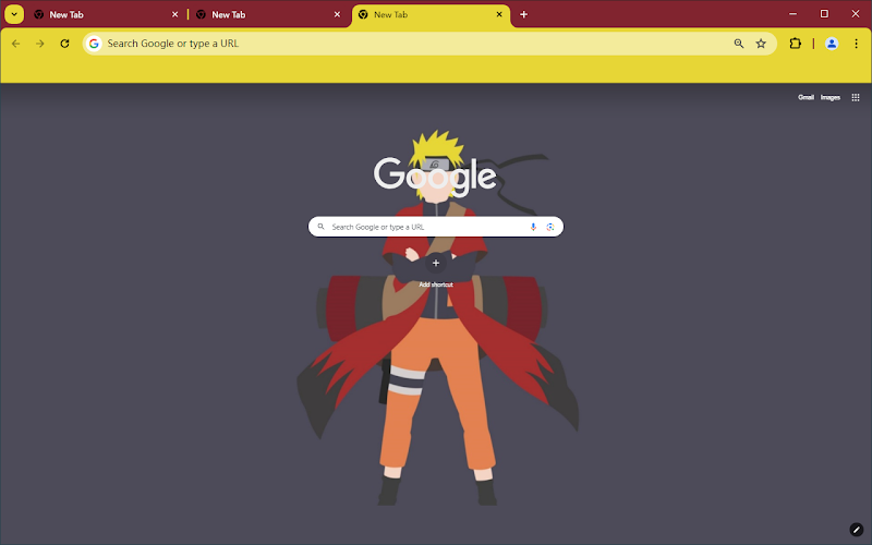 Naruto minimalist theme