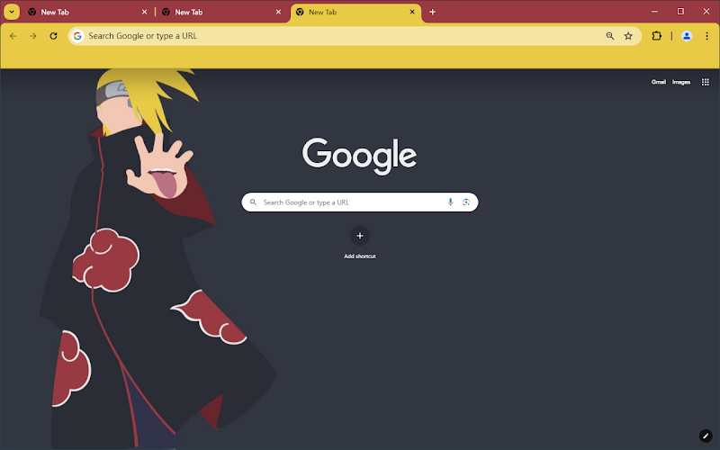 Naruto minimalist theme