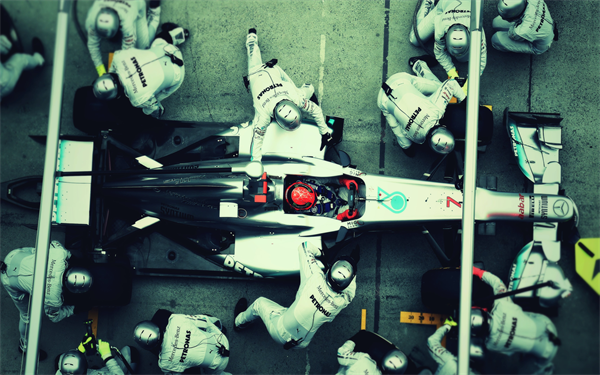 F1 Mercedes benz Team Theme